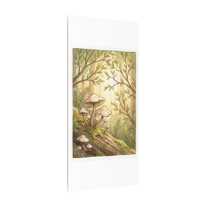 Spring Wild Mushrooms Mushroom Illustration Canvas Art | Cozy Decor