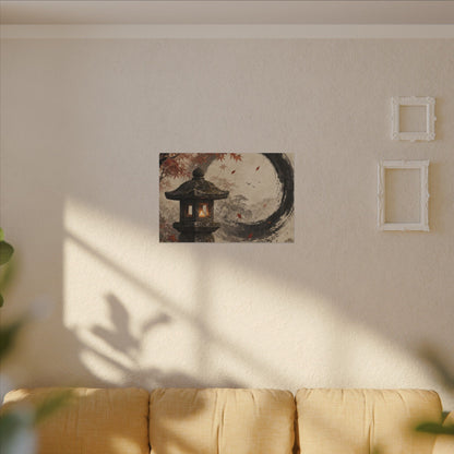 Ma Stone Lantern Canvas Art - Zen Enso