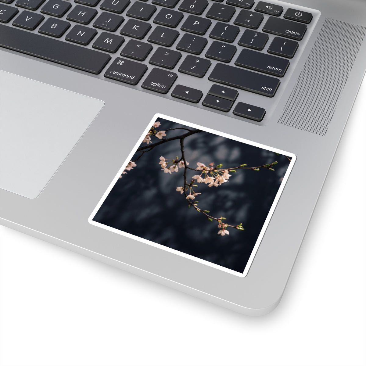 Ma Cherry Blossom Sticker - Dark Japandi Moody Minimal