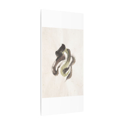 Ink Brushstroke Canvas Art | Spring Japandi Japanese Pattern Art