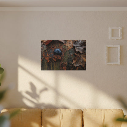 Datsuzoku Rust Patina Canvas Art - Dark Japandi Moody Minimal