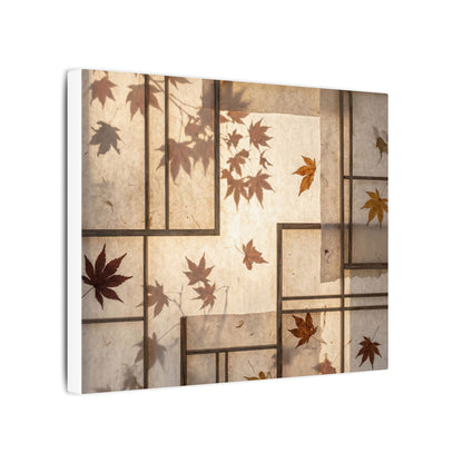 Shoji Screen Japanese Pattern Canvas Art | Neutral Japandi Art