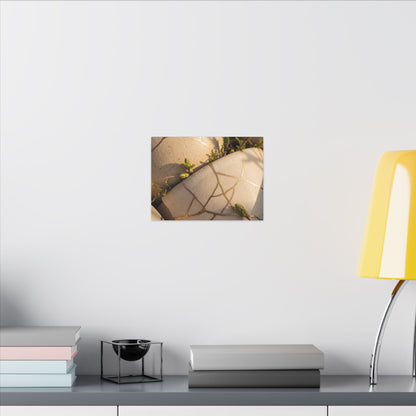 Spring Broken Pottery Gold Vein Canvas Art | Beautiful Decor