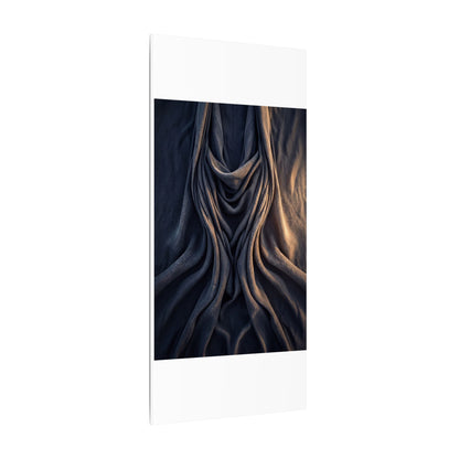 Moody Silk Drape Canvas Art - Shadow Zen Dark Japandi