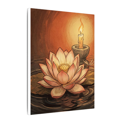 Fukinsei Dried Flowers Canvas Art - Japandi Texture