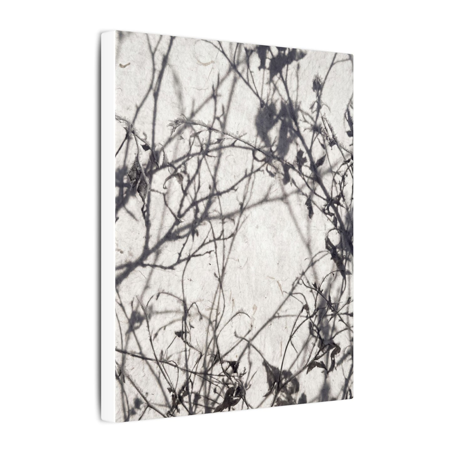 Winter Shadow Play Japanese Pattern Canvas Art | Elegant Decor