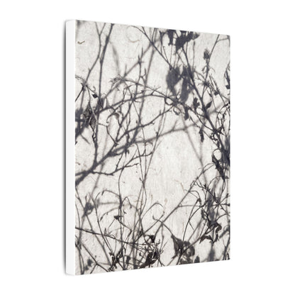 Winter Shadow Play Japanese Pattern Canvas Art | Elegant Decor