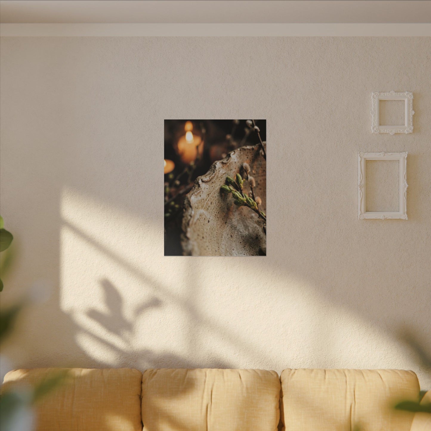 Overcast Ceramic Bowl Canvas Art - Japandi Ma