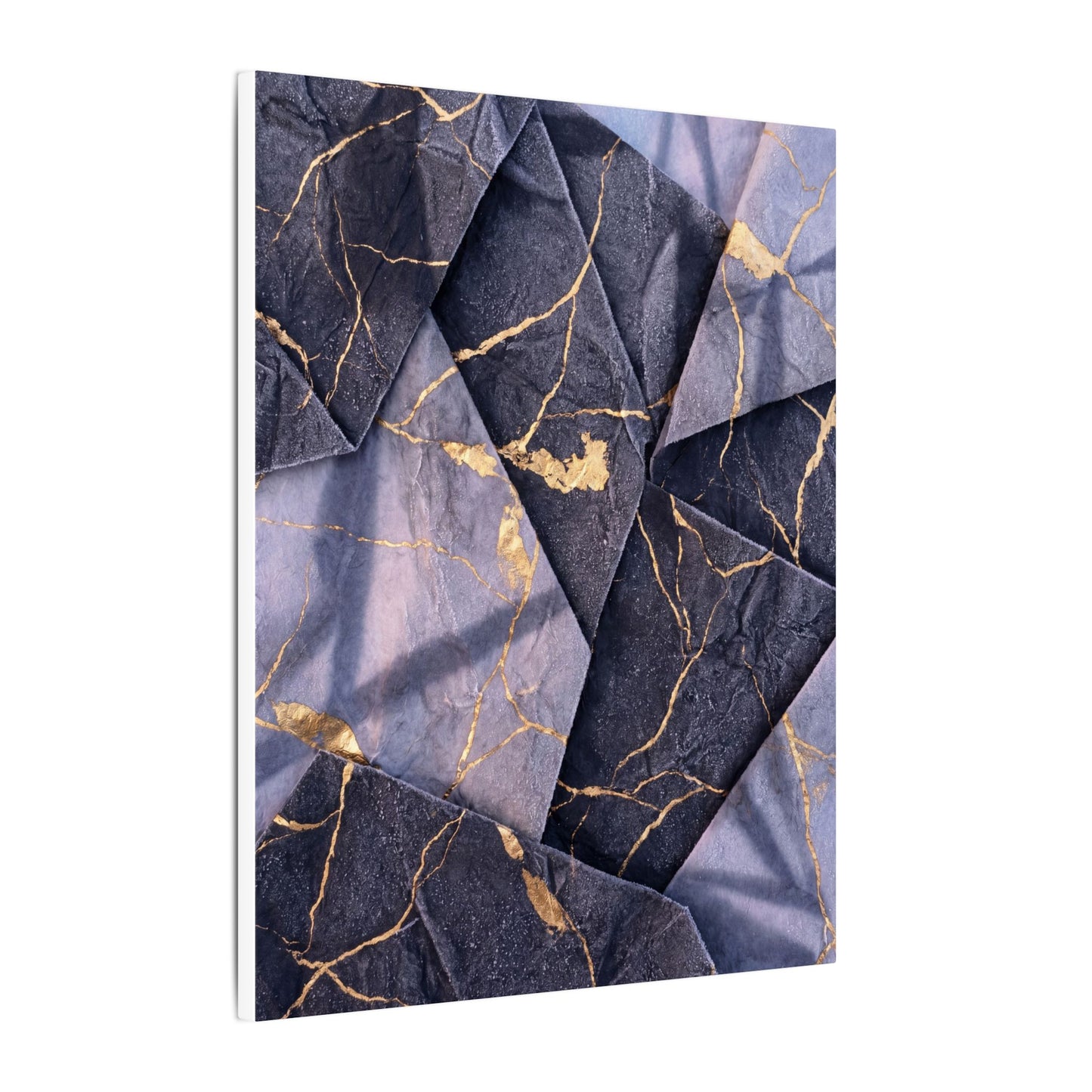 Seijaku Paper Fold Canvas Art - Kintsugi Gold Vein