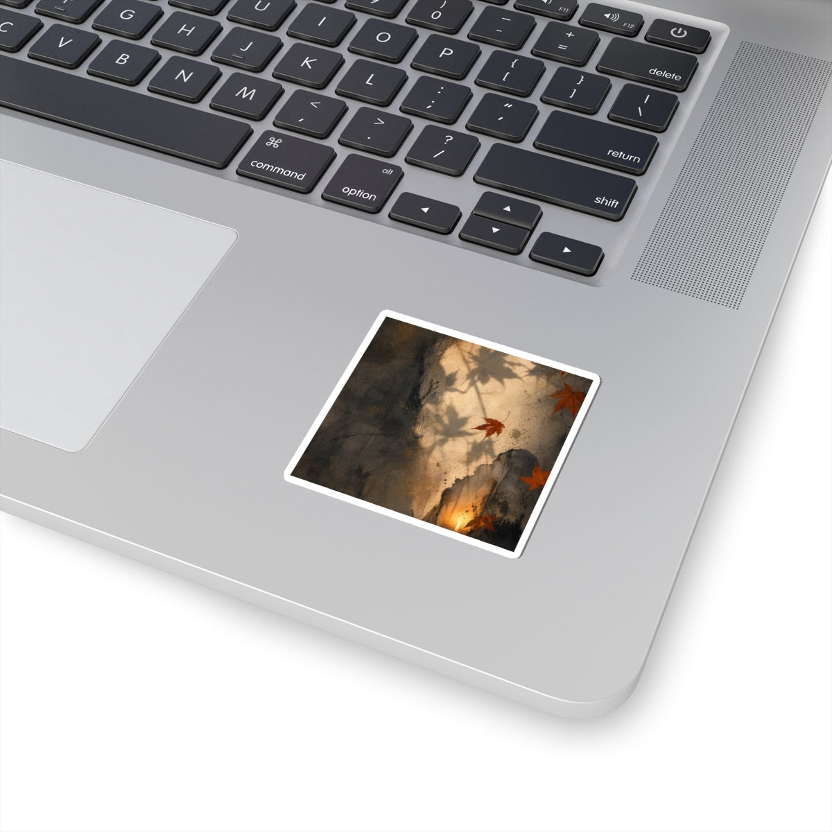 Japandi Shadow Play in Candlelight | Texture Sticker
