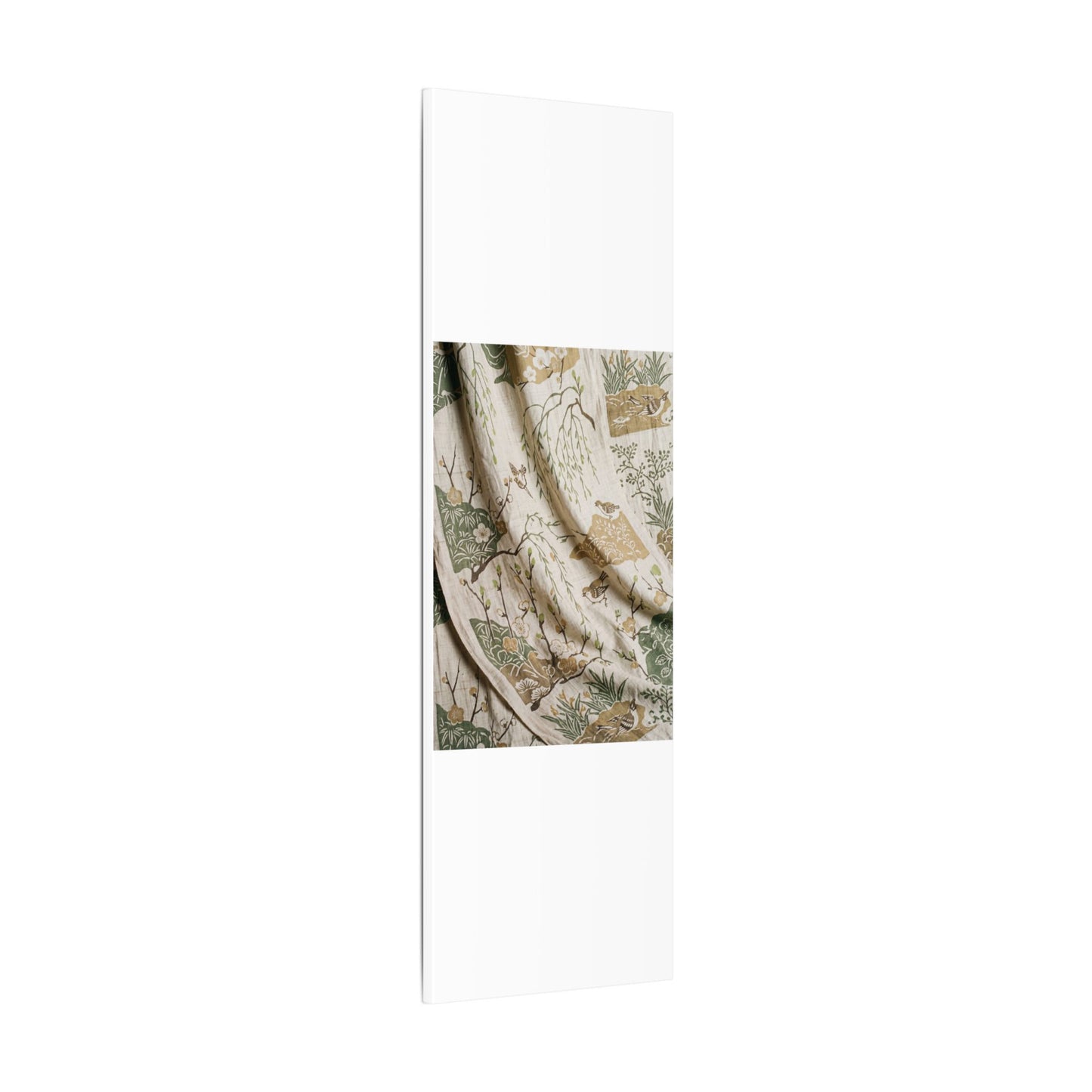 Silk Drape Canvas Art | Spring Japandi Japanese Pattern Art