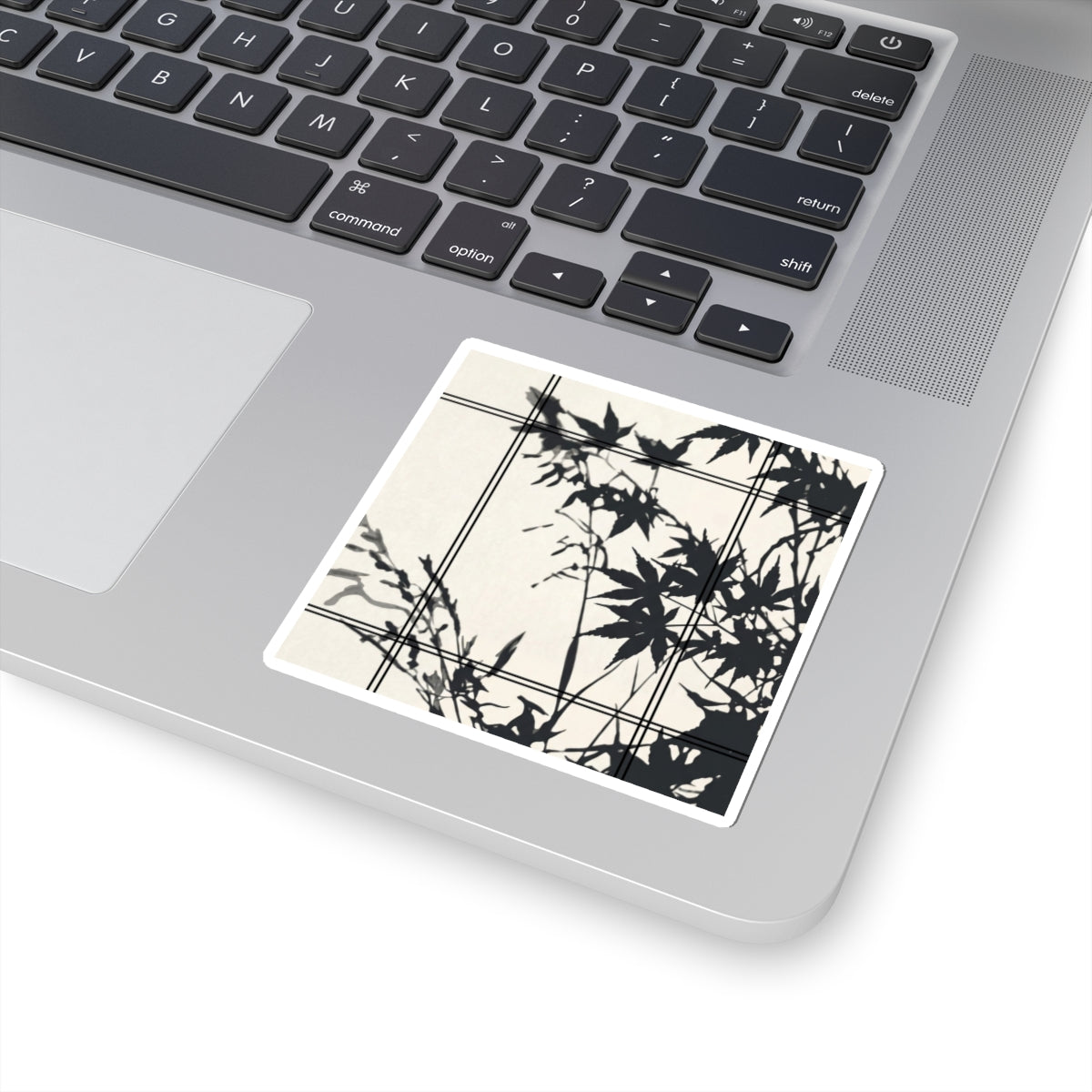 Golden Hour Shoji Screen Sticker - Japandi Mono No Aware Art Print