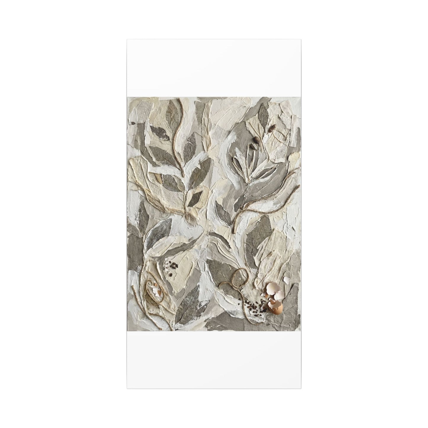Japandi Textured Canvas Art
