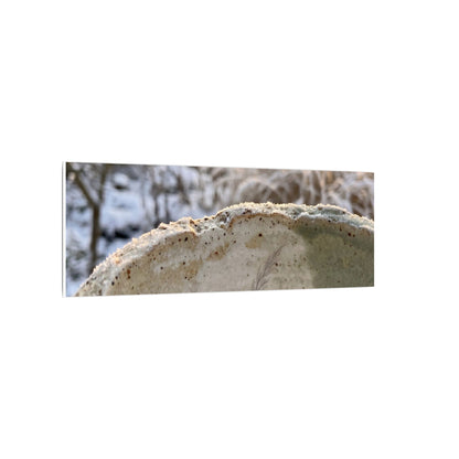 Ceramic Bowl Canvas Art | Winter Japandi Minimal Line Art
