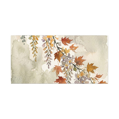Ma Wisteria Canvas Art - Japandi Watercolor