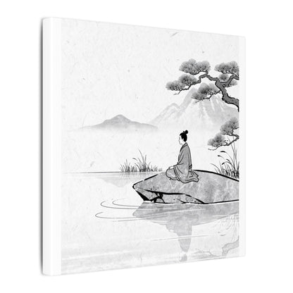 Meditation Harmonious Zen Ukiyo-e Canvas Art