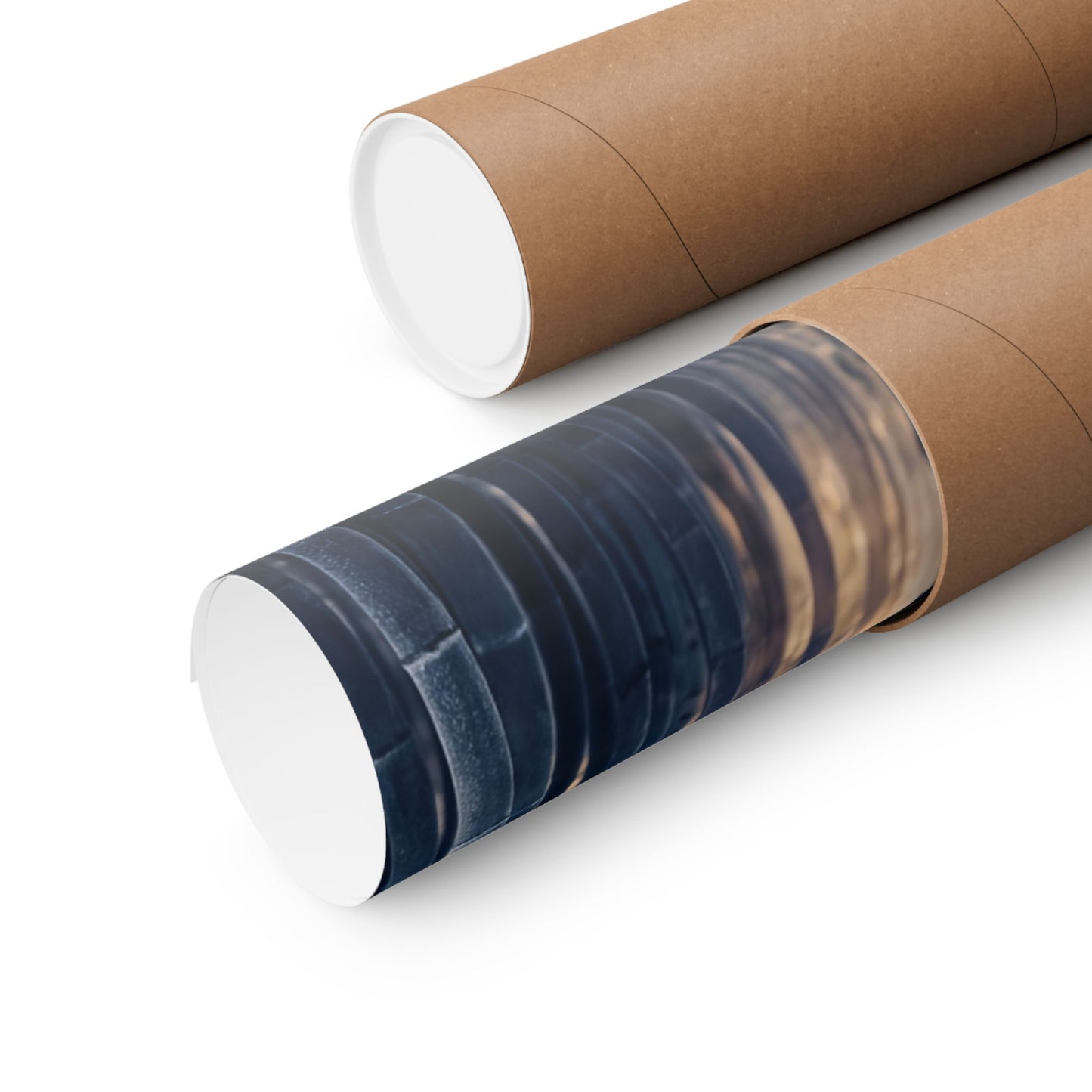 Golden Hour Bamboo Grove Wall Art Print - Zen Shibui