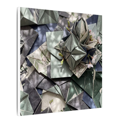 Shibui Paper Fold Canvas Art - Japandi Japanese Pattern