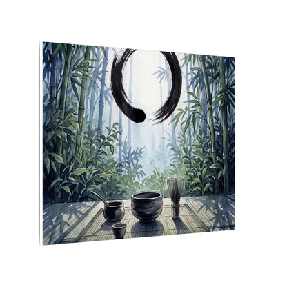 Seijaku Tea Ceremony Canvas Art - Zen Enso