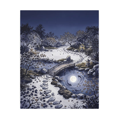 Torii Gate Enso Canvas Art | Contemplative Zen Art