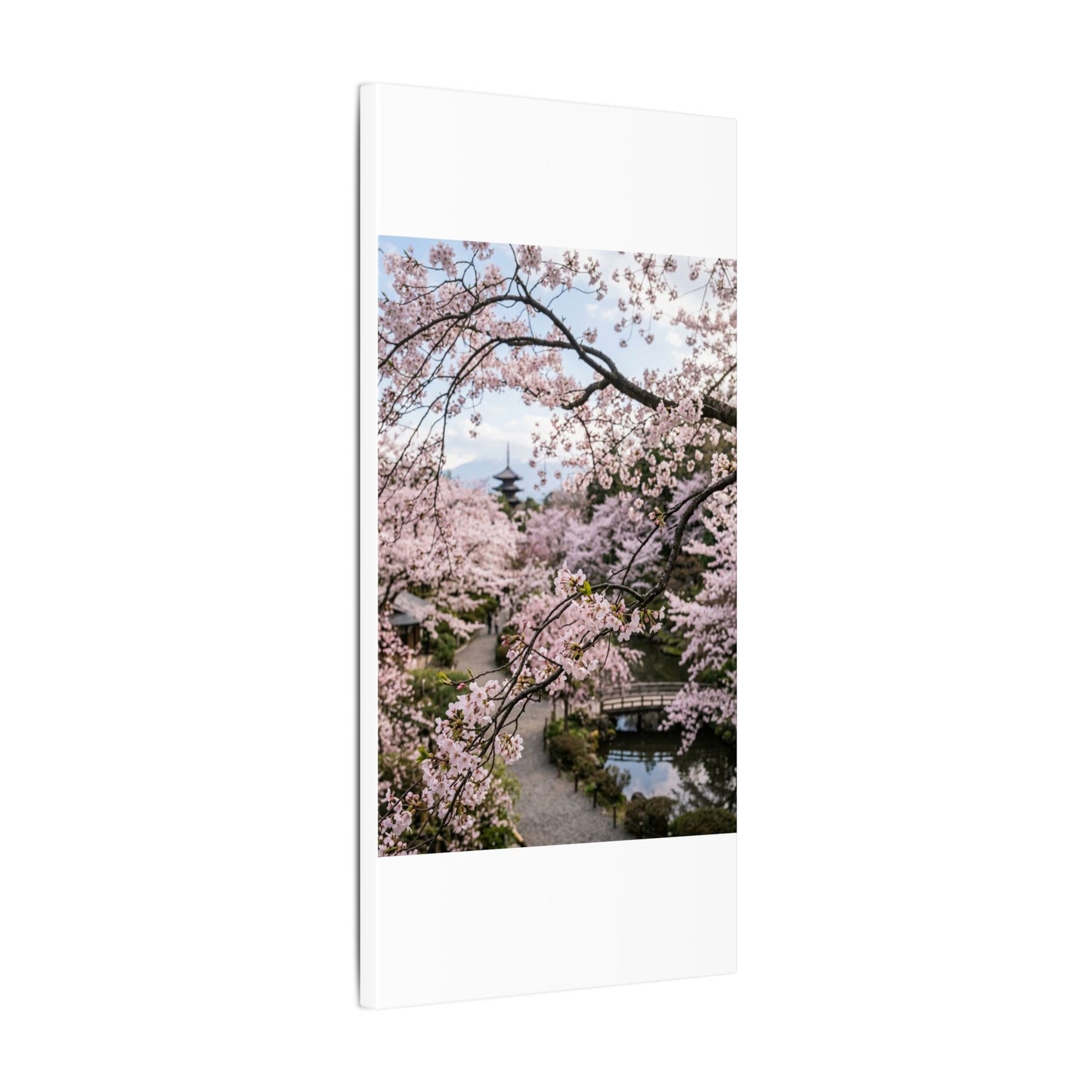 Japandi Ceramic Bowl in Golden Hour | Watercolor Canvas Art