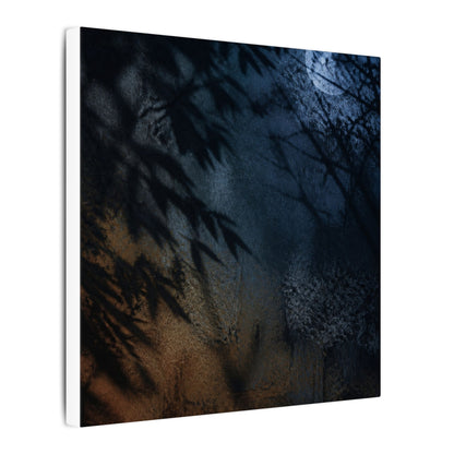 Kanso Shadow Play Canvas Art - Dark Japandi Shadow Zen