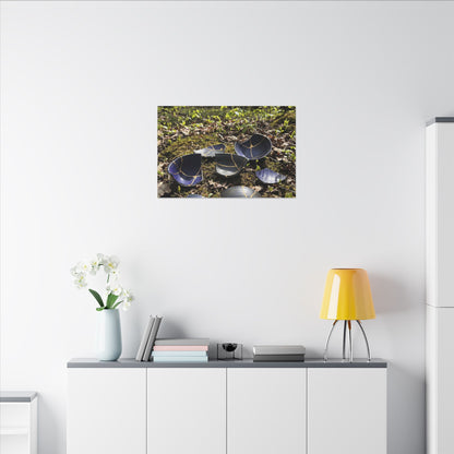 Philosophical Broken Pottery Canvas Art - Broken Beauty Kintsugi