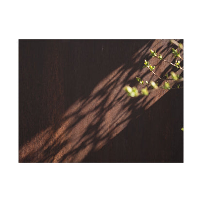 Rust Patina Moody Minimal Canvas Art | Sophisticated Dark Japandi Art