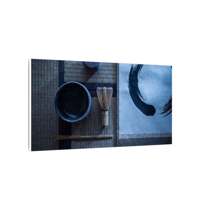 Tea Ceremony Enso Canvas Art | Calm Zen Art