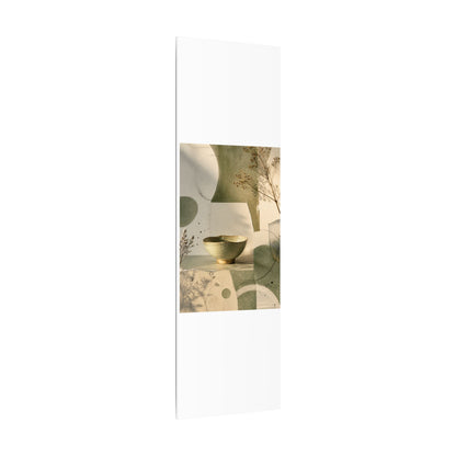 Warm Ceramic Bowl Canvas Art - Minimal Line Japandi