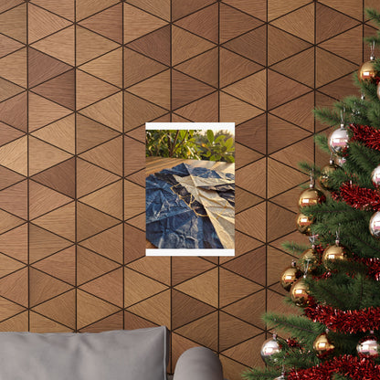 Paper Fold Summer Wall Art Print | Kintsugi Beautiful Design