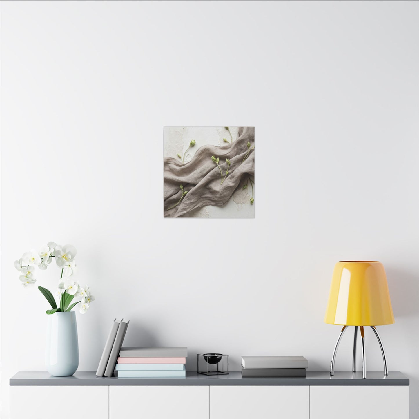 Overcast Silk Drape Canvas Art - Japandi Ma