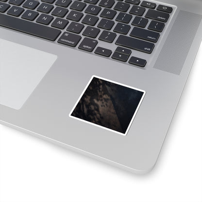 Shadow Play Moody Minimal Sticker | Luxurious Dark Japandi Art