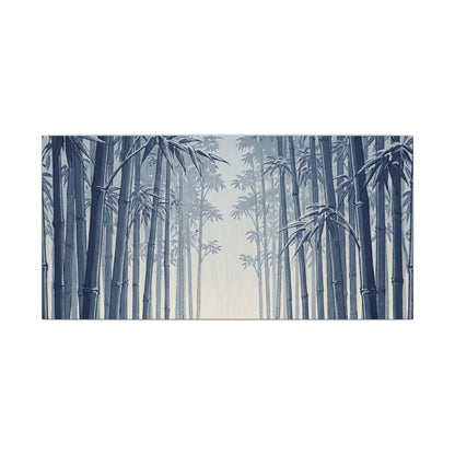 Bamboo Grove Canvas Art | Winter Zen Ukiyo E Inspired Art