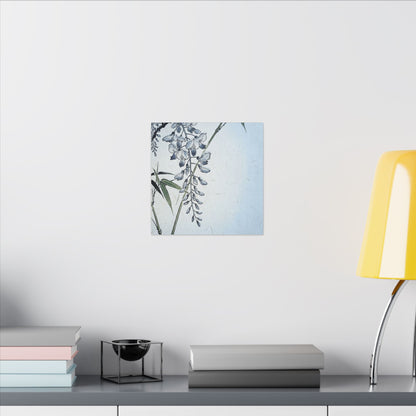 Zen Wisteria in Moonlight | Ukiyo E Inspired Canvas Art