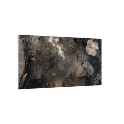 Winter Dried Flowers Texture Canvas Art | Elegant Decor