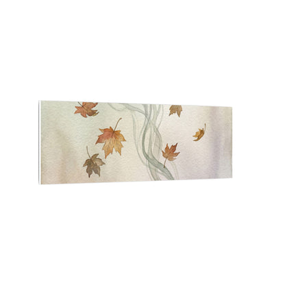 Incense Smoke Canvas Art | Autumn Japandi Watercolor Art