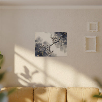 Ma Cherry Blossom Canvas Art - Kintsugi Gold Vein