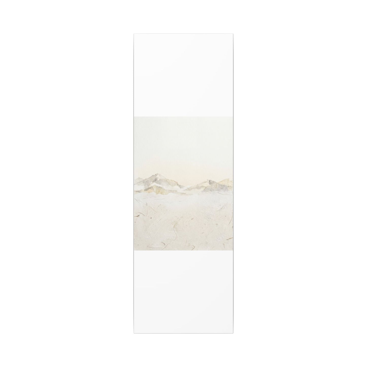 Mountain Mist Winter Canvas Art | Japandi Warm Design