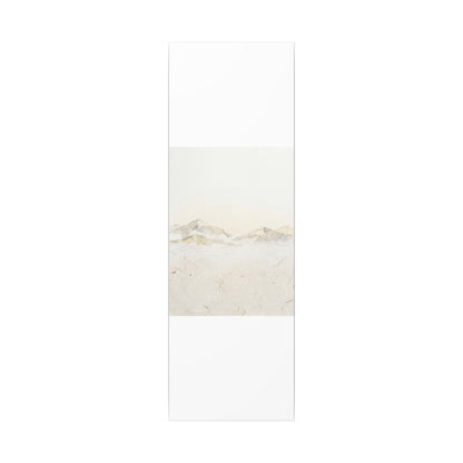 Mountain Mist Winter Canvas Art | Japandi Warm Design