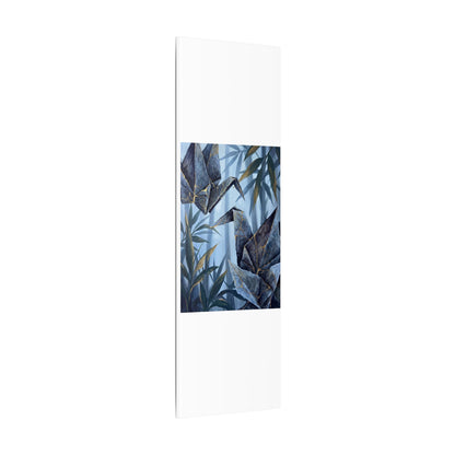 Paper Fold Canvas Art | Summer Kintsugi Crackle Gold Art