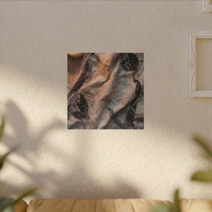 Candlelight Silk Drape Canvas Art - Japandi Mono No Aware
