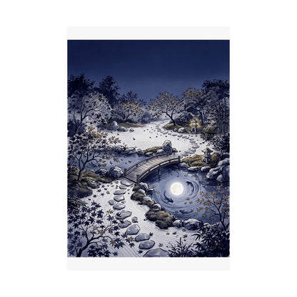 Contemplative Torii Gate Wall Art Print - Enso Zen