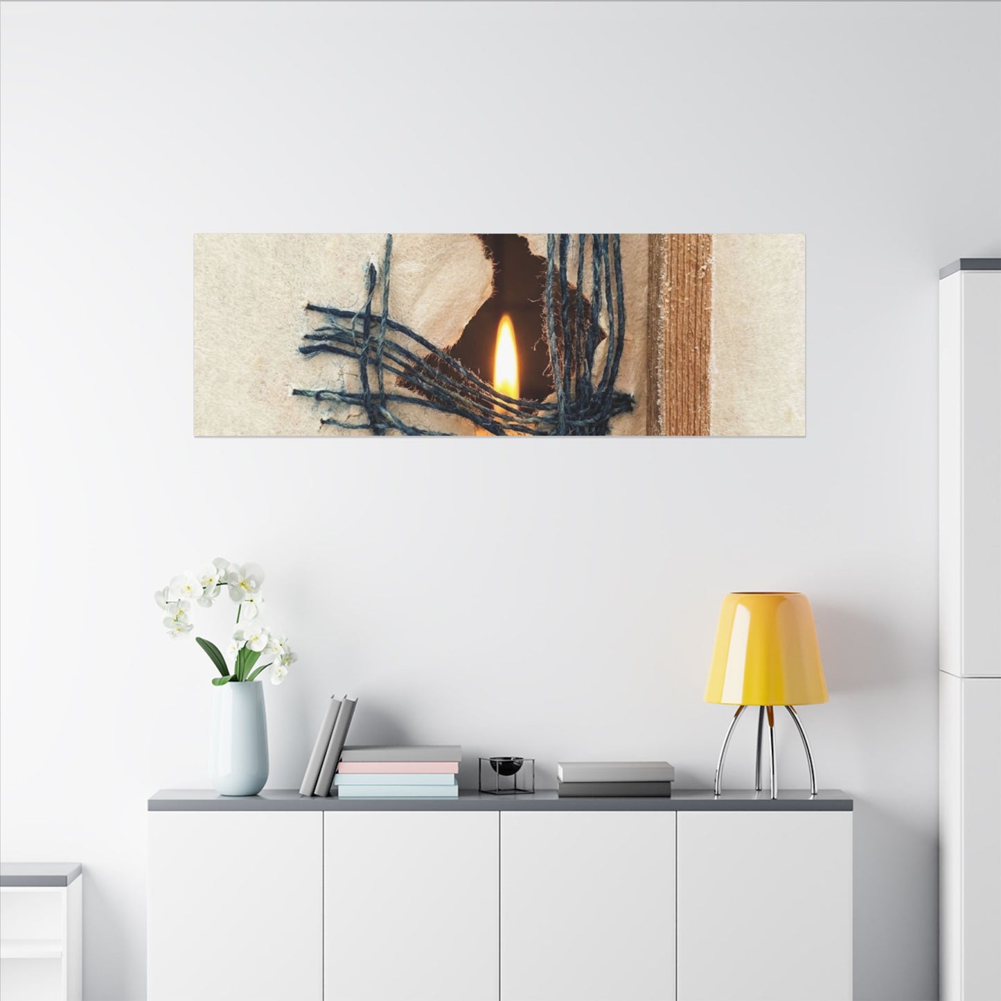 Winter Shoji Screen Broken Beauty Canvas Art | Resilient Decor