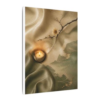 Silk Drape Japanese Pattern Canvas Art | Warm Japandi Art
