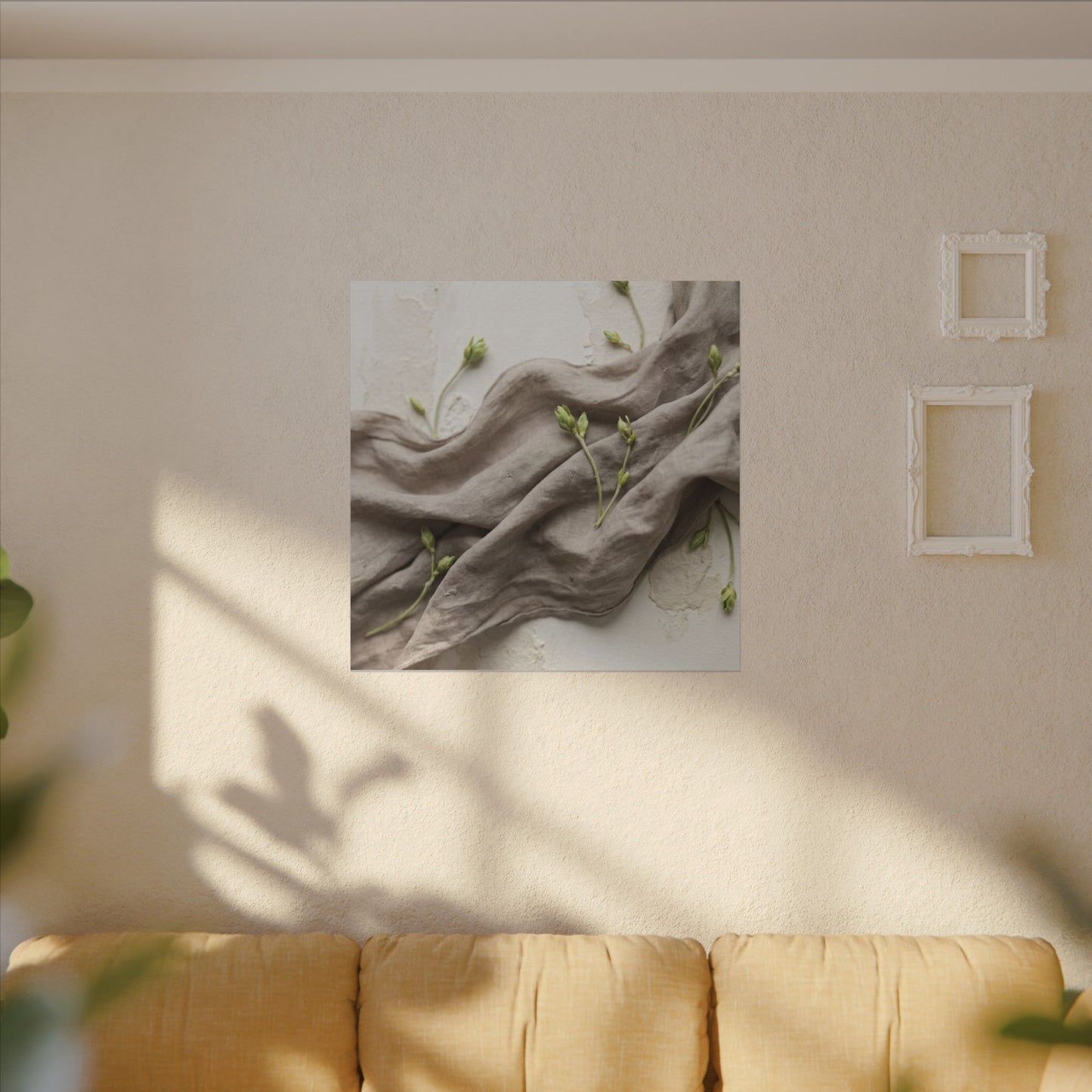 Overcast Silk Drape Canvas Art - Japandi Ma