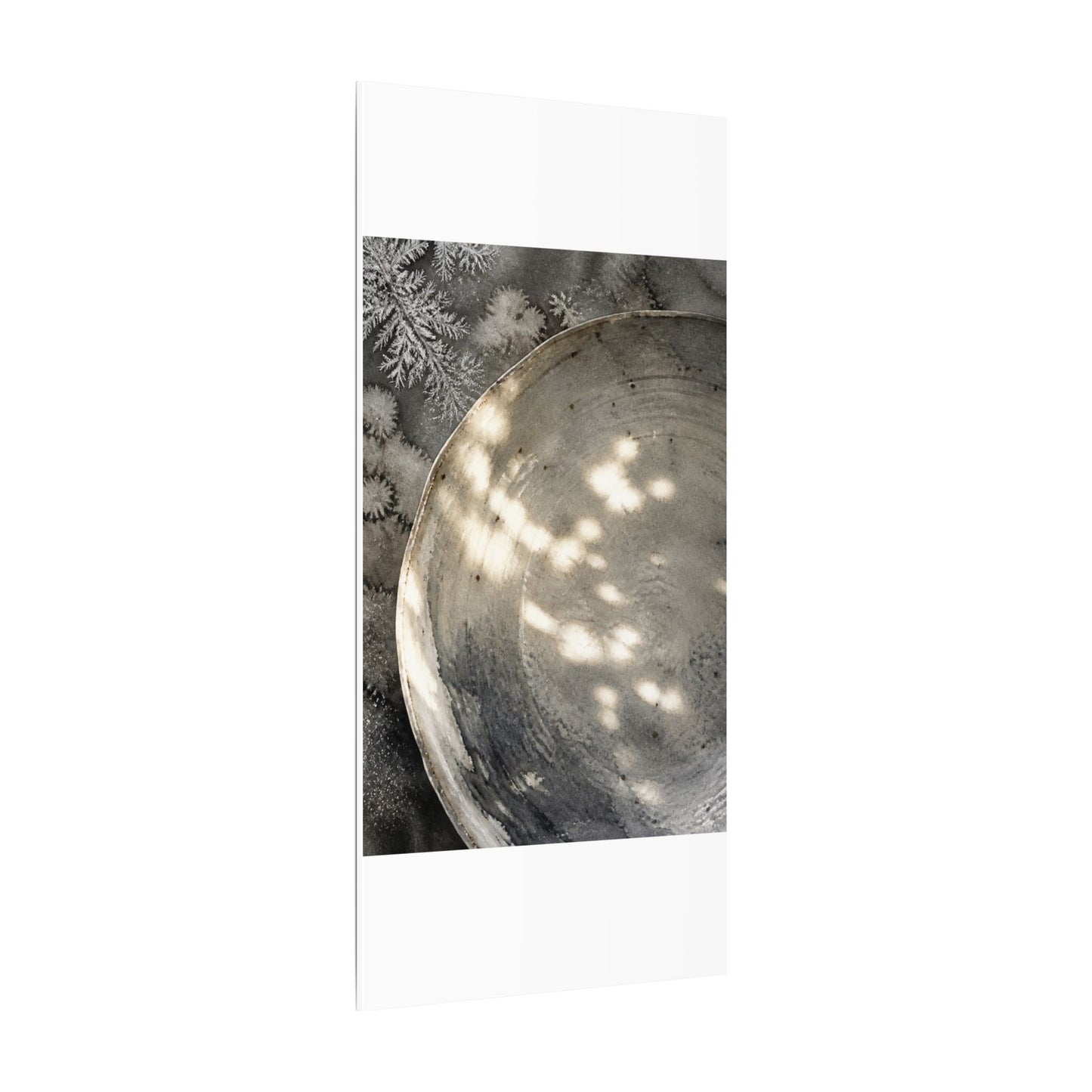 Ceramic Bowl Watercolor Canvas Art | Warm Japandi Art
