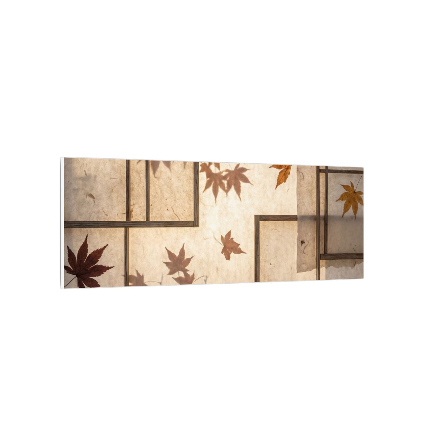 Shoji Screen Japanese Pattern Canvas Art | Neutral Japandi Art