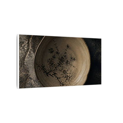 Ceramic Bowl Spring Canvas Art | Japandi Earthy Design