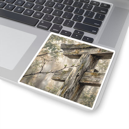 Torii Gate Spring Sticker | Japandi Elegant Design